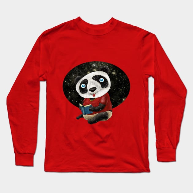 Baby Panda Long Sleeve T-Shirt by gunberk